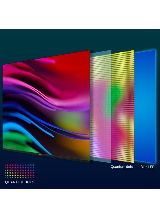 طومسون تلفزيون تومسون 50 بوصة QLED 4K UHD جوجل TV – ريسيفر داخلي – سمارت بتطبيقات ومنصات مشاهدة – ضمان 5 سنوات – موديل THO50VS3QSUTSA - Image 5